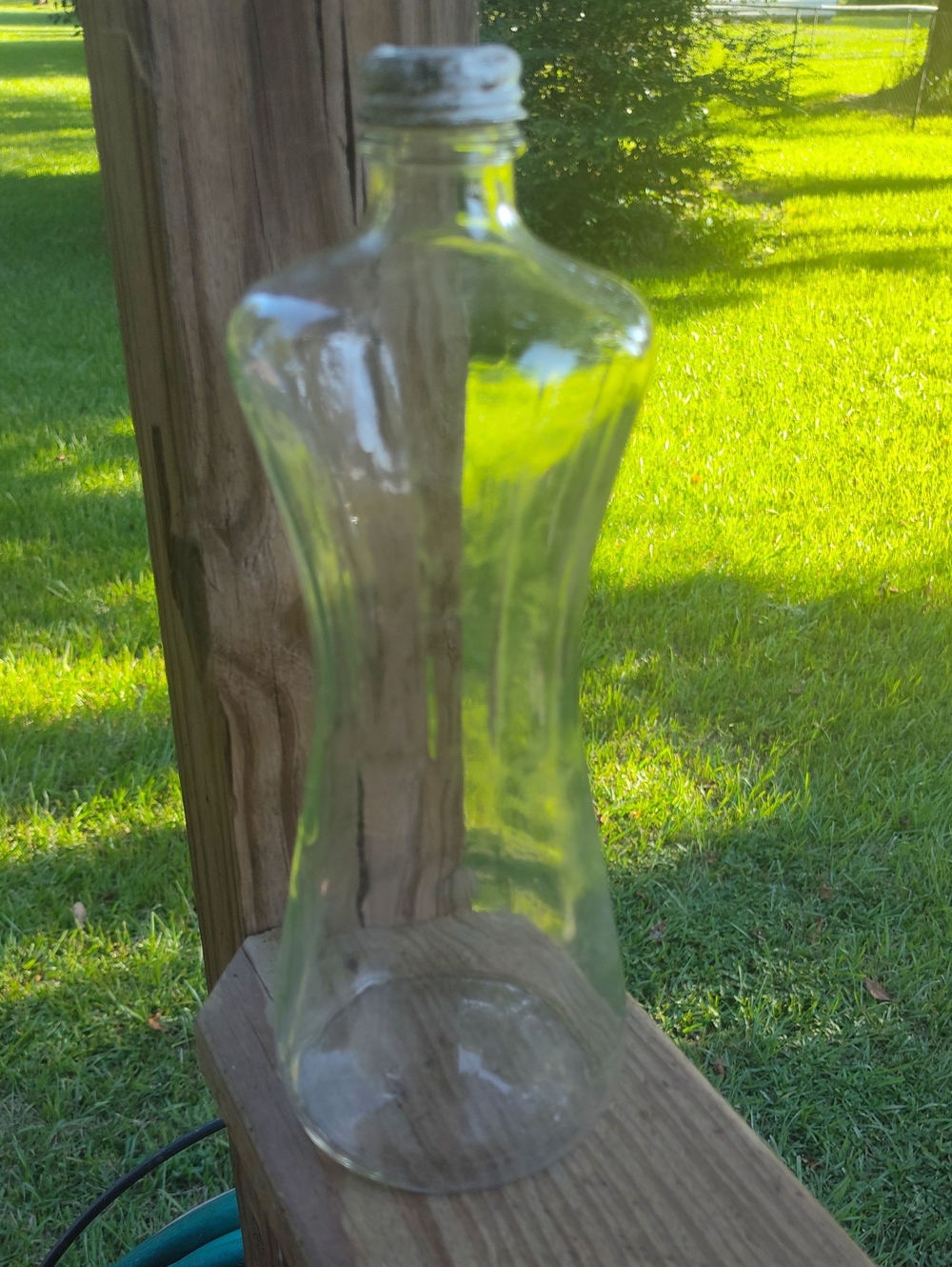 Vintage Glass  Wesson Oil Container